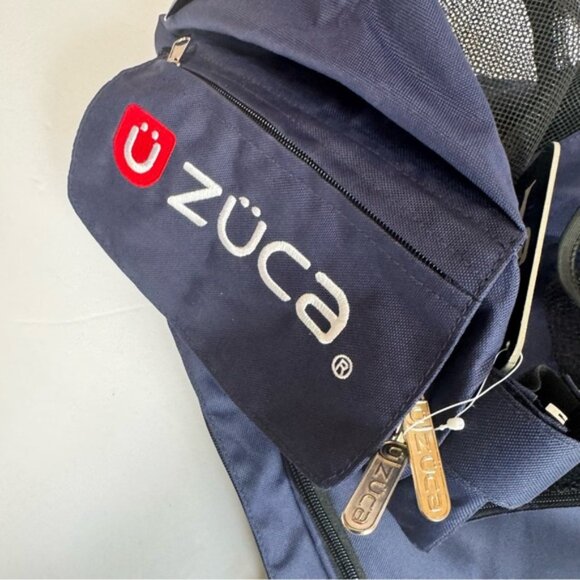 Zuca NEW Pet Carrier Bag Insert Travel Sport Blue Fabric Pockets Lightweight - Picture 9 of 16